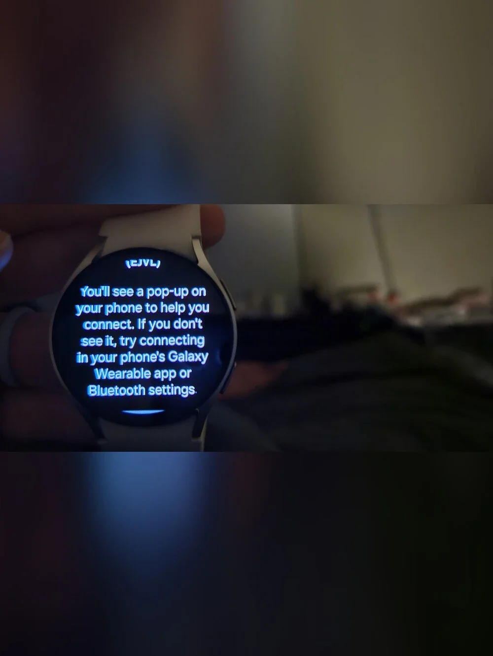 Samsung Round Smartwatch6 with Light Beige Strap
